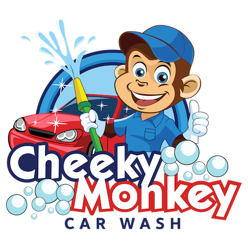 Cheeky Monkey Car Wash Logo